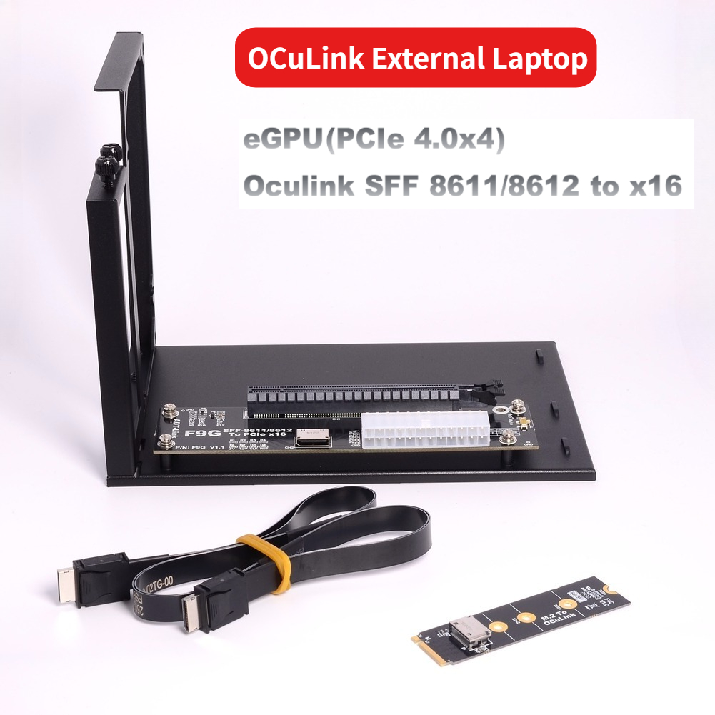 Oculink Egpu Mini Pc - F9G-BK7, carte graphique externe PCIe 4.0