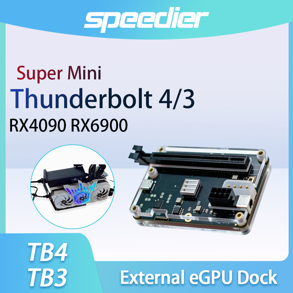 Thunderbolt 4 Egpu Dock Mini Pc - Station d'accueil eGPU Thunderbolt 4 3,